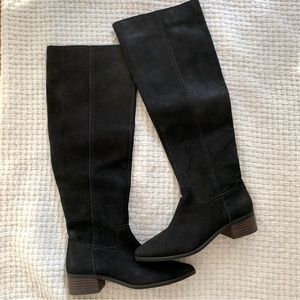 Lucky Brand Leather Over the Knees Boots